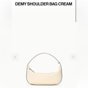 NWT • STAUD demy bag in cream